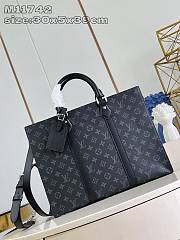 Louis Vuitton Sac Plat Horizontal Zippe Monogram Eclipse - 1