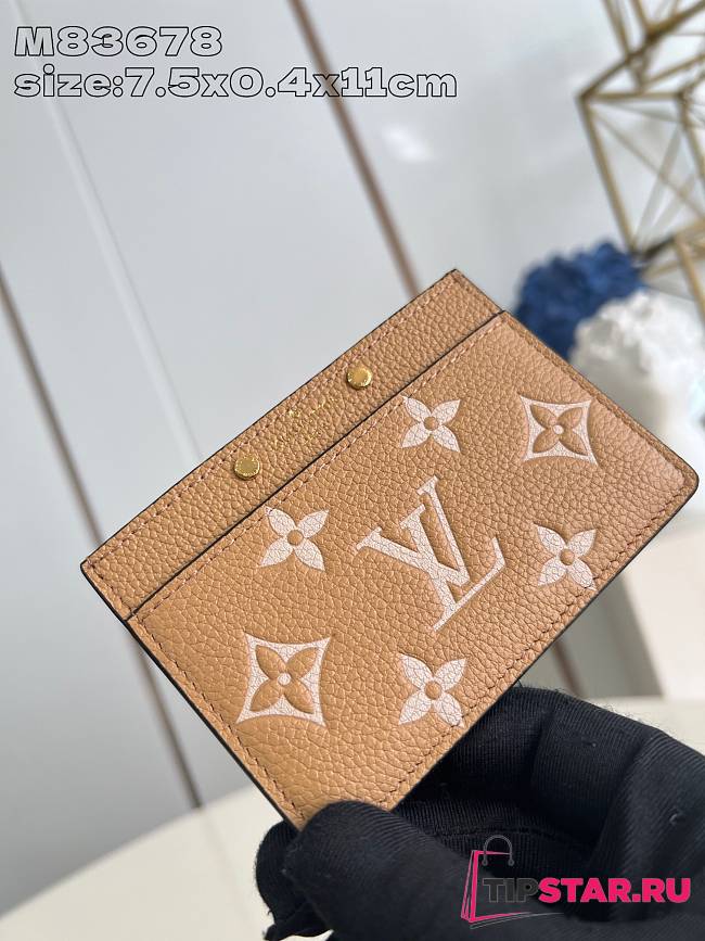 Louis Vuitton Monogram Empreinte Card Holder - 1