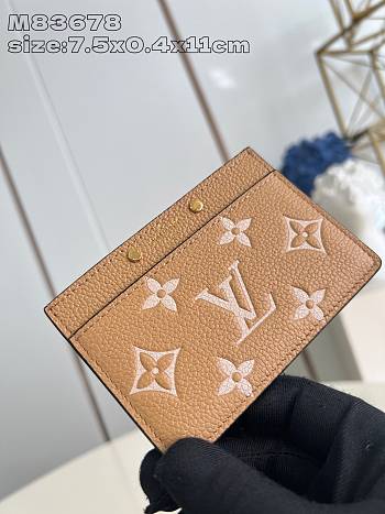 Louis Vuitton Monogram Empreinte Card Holder