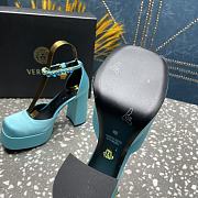 Versace Medusa Platform Sandals Light Blue - 6