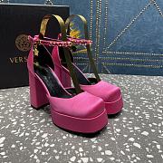 Versace Medusa Platform Sandals Pink - 1