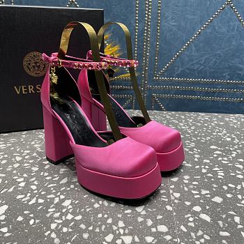 Versace Medusa Platform Sandals Pink