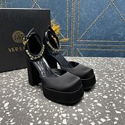 Versace Medusa Platform Sandals Black - 1