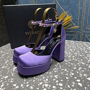 Versace Medusa Platform Sandals Purble - 3