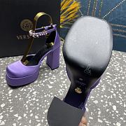 Versace Medusa Platform Sandals Purble - 2