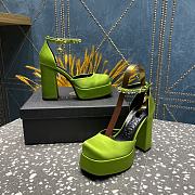 Versace Medusa Platform Sandals Green - 3