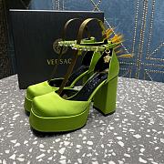 Versace Medusa Platform Sandals Green - 2