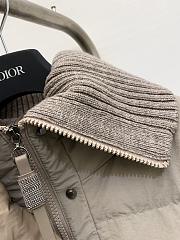 Dior Down Jacket In Dark Beige - 3