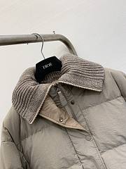 Dior Down Jacket In Dark Beige - 2