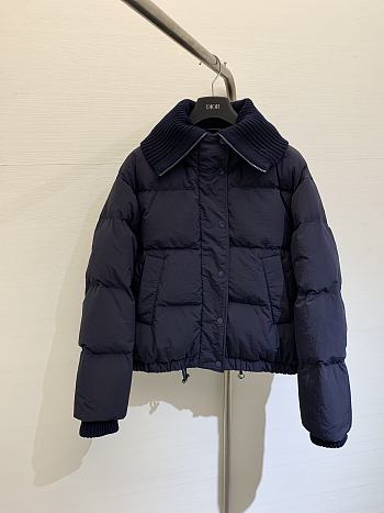 Dior Down Jacket In Dark Blue