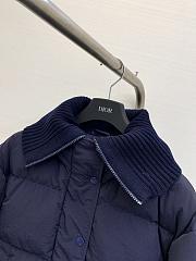 Dior Down Jacket In Dark Blue - 3