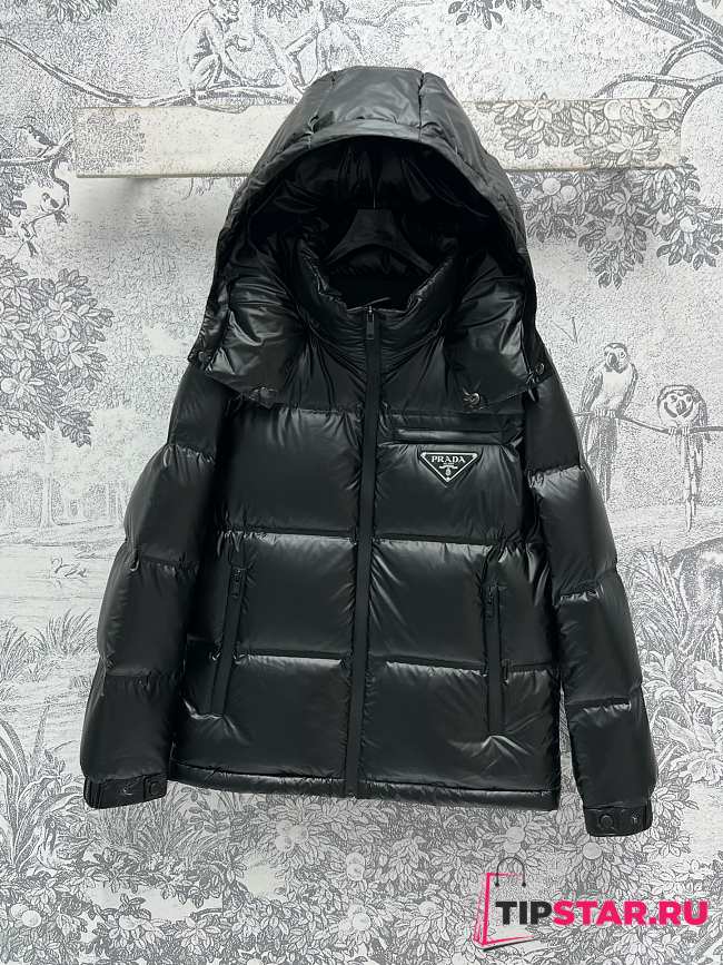 Prada Down Jacket In Black - 1