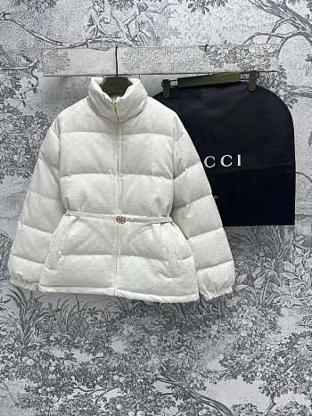 Gucci GG24 Down Jacket In White