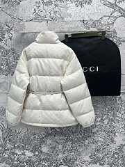 Gucci GG24 Down Jacket In White - 5