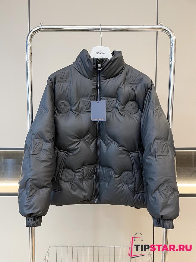 Louis Vuitton Monogram Logo Jacket In Black - 1