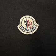 Moncler Logo Patch Cotton Sweatshirt Black - 3