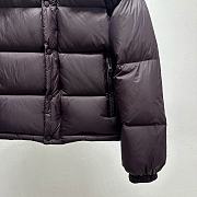 Moncler Cyclone High Neck Quilted Jacket Dark Blue - 3