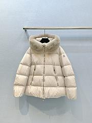 Moncler Laichefur Puffer Jacket Beige - 1