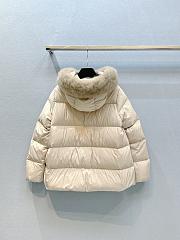 Moncler Laichefur Puffer Jacket Beige - 5