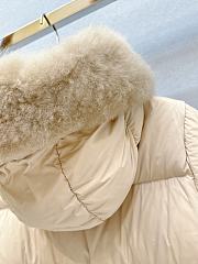 Moncler Laichefur Puffer Jacket Beige - 2