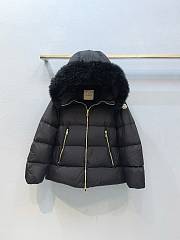 Moncler Laichefur Puffer Jacket Black - 1