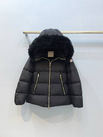 Moncler Laichefur Puffer Jacket Black