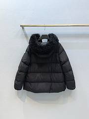 Moncler Laichefur Puffer Jacket Black - 5