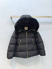 Moncler Laichefur Puffer Jacket Black - 4