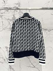 Fendi FF-jacquard sweater black - 3