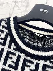 Fendi FF-jacquard sweater black - 2