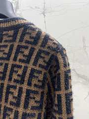 Fendi FF-jacquard sweater brown - 3