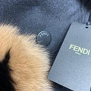 Fendi Coat With Fur Pockets In Black - 6