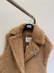 Max Mara Teano' teddy vest brown - 6