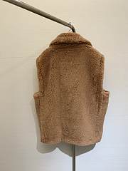 Max Mara Teano' teddy vest brown - 4