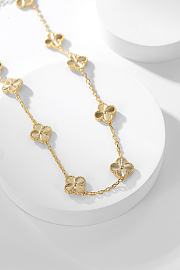 Van Cleef & Arpels Alhumbra Vintage Necklace Gold Tone In Gold - 5