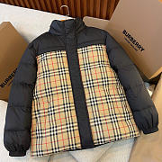 Burberry Vintage check-pattern reversible padded jacket - 1