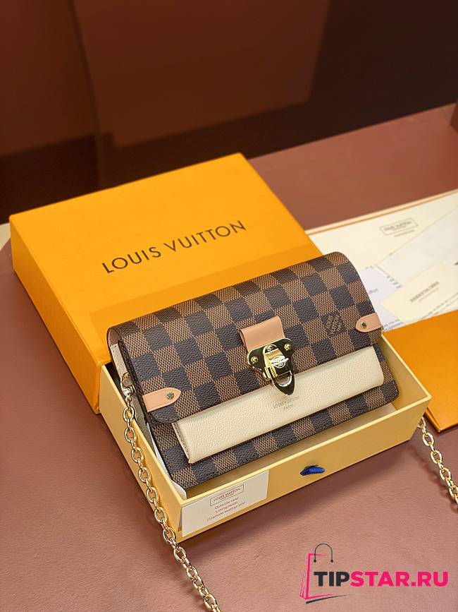 Louis Vuitton Vavin Chain Wallet Damier Ebene coated - 1