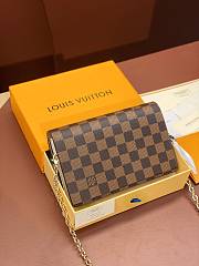 Louis Vuitton Vavin Chain Wallet Damier Ebene coated - 5