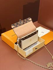 Louis Vuitton Vavin Chain Wallet Damier Ebene coated - 4