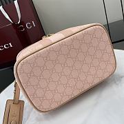 Gucci Ophidia medium travel bag Dusty pink GG Supreme canvas - 6