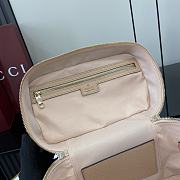 Gucci Ophidia medium travel bag Dusty pink GG Supreme canvas - 4