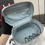 Gucci Ophidia medium travel bag Dusty blue GG Supreme canvas - 5