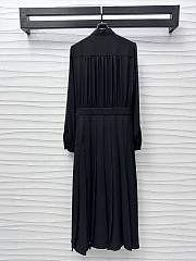 Louis Vuitton Dress silk in black - 3