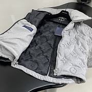 Louis Vuitton Short Down Jacket Monogram In Gray - 6