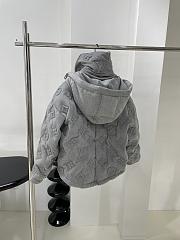 Louis Vuitton Short Down Jacket Monogram In Gray - 4