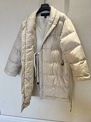 Louis Vuitton Long Down Coat Monogram In Beige - 2