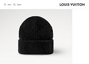 Louis Vuitton Crush Monogram Beanie Black M96194 - 4