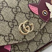 Gucci GG mini shoulder bag with cat detail - 3