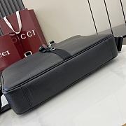 Gucci Medium briefcase with Web black - 6