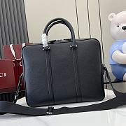 Gucci Medium briefcase with Web black - 5